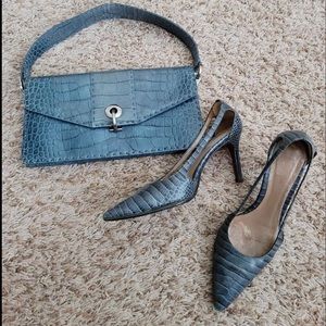 💼 Ann Taylor Leather Purse & Shoe Sets